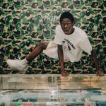 Eric Emanuel x BAPE EE Basic Short White/Yellow/Blue/Pink - Image 2