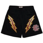 Eric Emanuel EE Basic Lightning Bolt Short Black/Yellow/Red