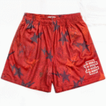 Eric Emanuel x BAPE EE Basic Short Red