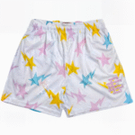 Eric Emanuel x BAPE EE Basic Short White/Yellow/Blue/Pink